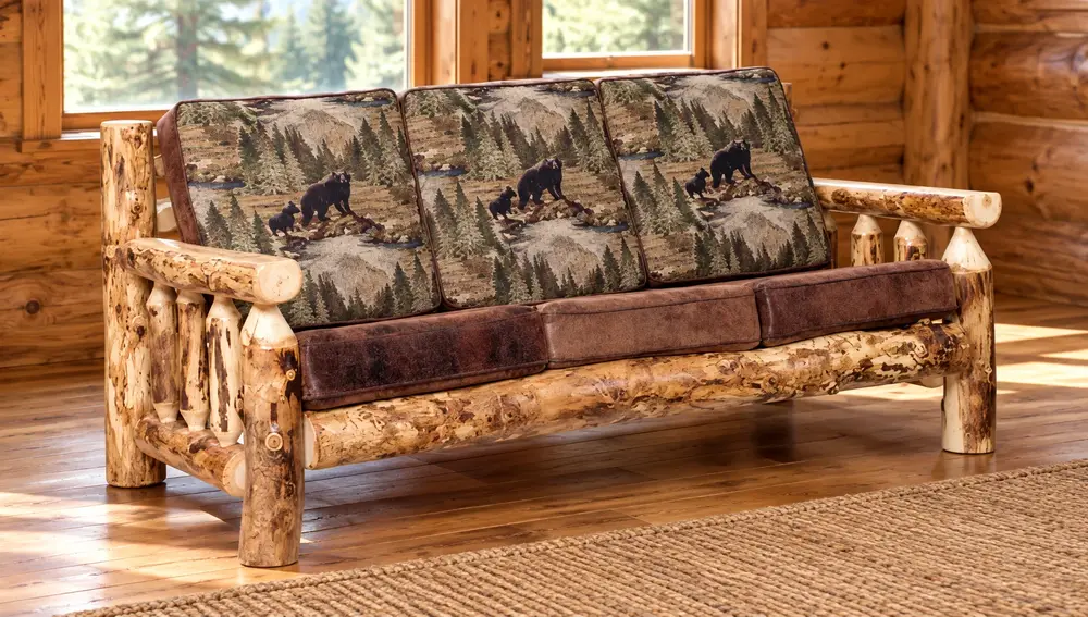 Cedar Color Samples Clearwater Aspen Sofa | Amish Home Furniture