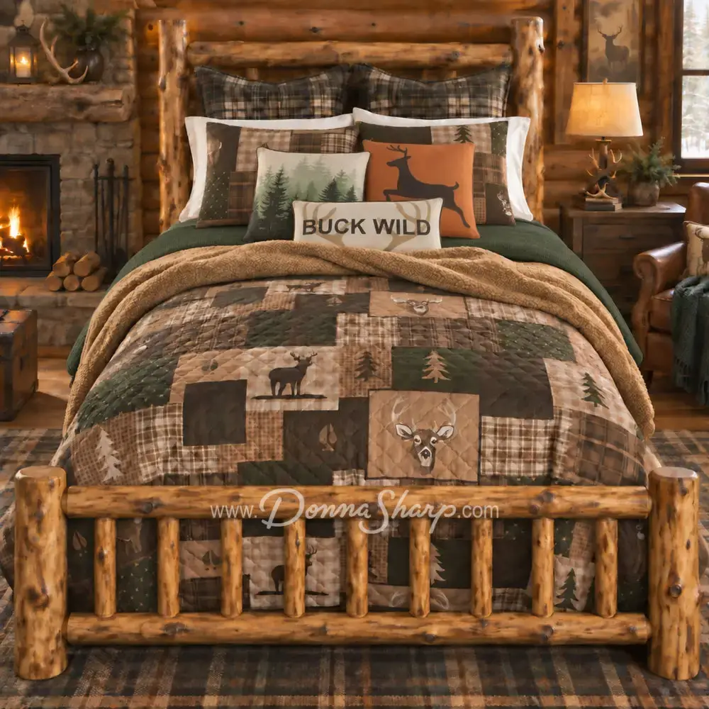 Green Forest Quilt Set