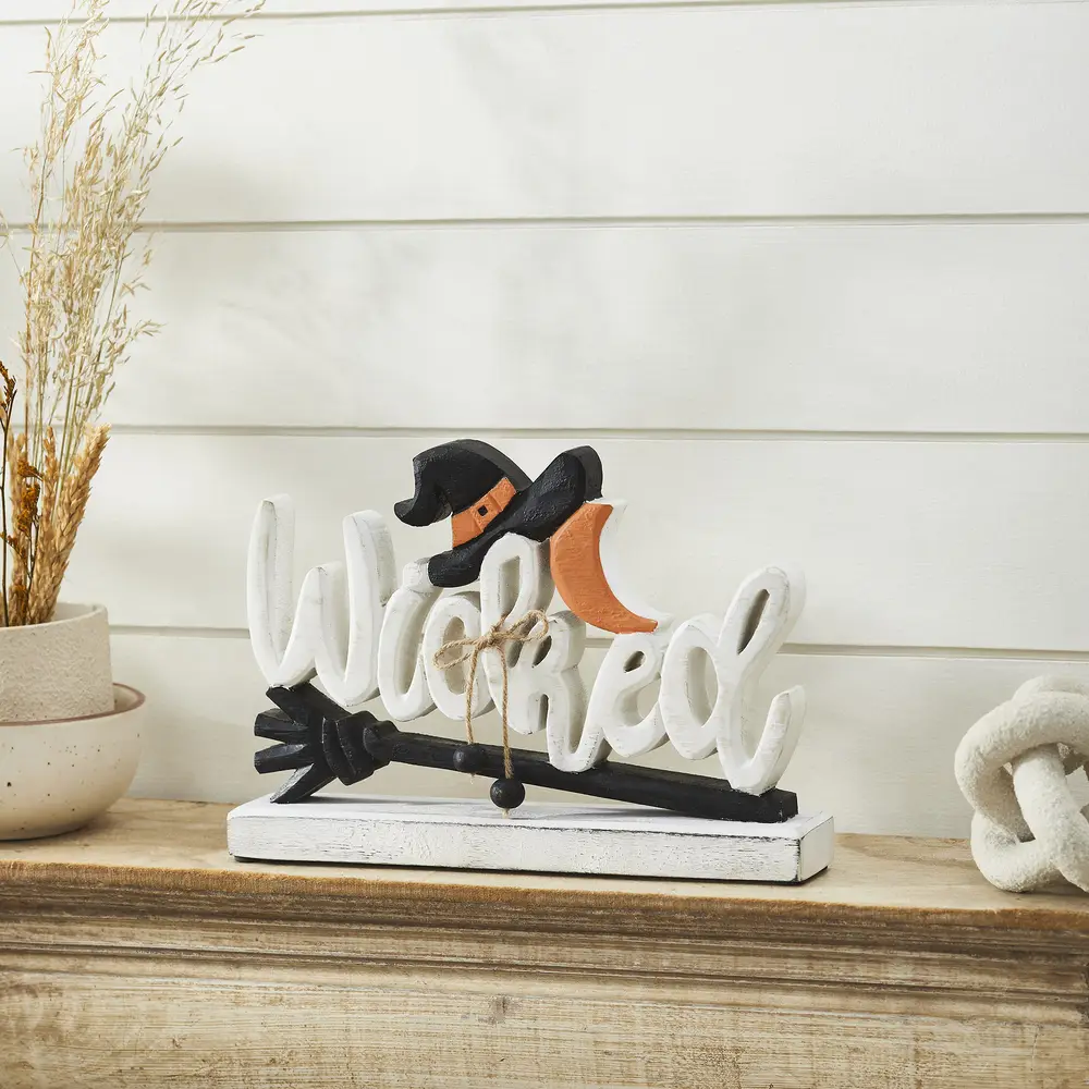 Wicked Witch Wooden Table Sign | Amish Home Furniture